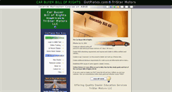 Desktop Screenshot of carbuyerbillofrights.gotplates.com
